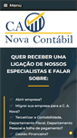 Mobile Screenshot of canovacontabil.com.br